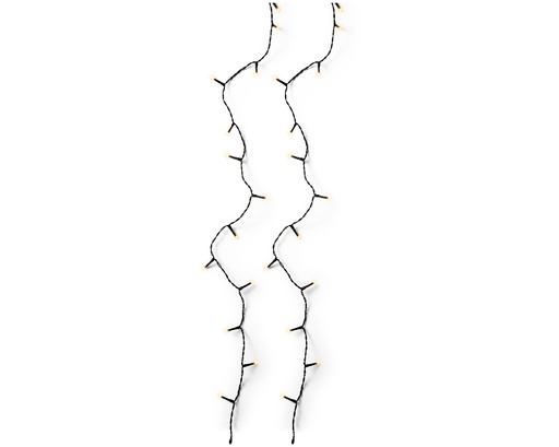 [560124] Kaemingk | Verlichting LED Basic Twinkle In/Outdoor 360 Leds Soft Gold Snoer Zwart 27m +5m Aanloopsnoer 8 Functies IP44 Adapter