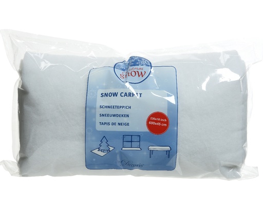 [560636] Kaemingk | Sneeuwtapijt Sneeuwdeken Polyester Wit L 600cm x W 45cm x H 1cm 