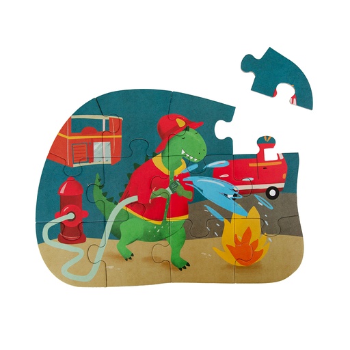 [560644] Trixie | Puzzel Mr. Dino Fireman 12pcs