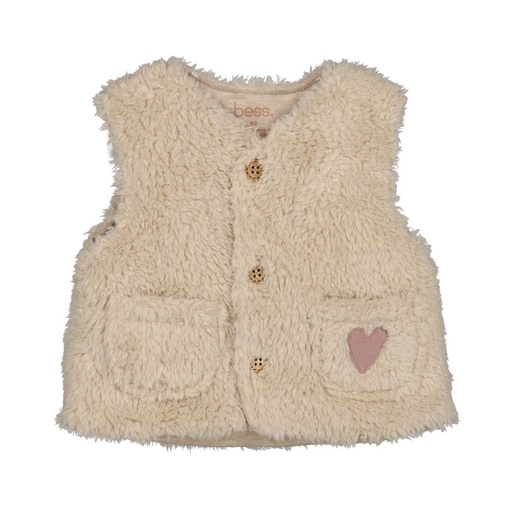 Bess | Gilet Girls Teddy Moonlight