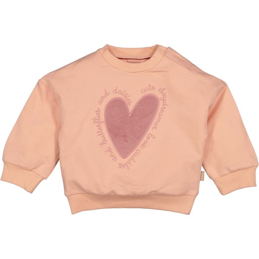 Bess | Pull Girls Heart Powder Pink