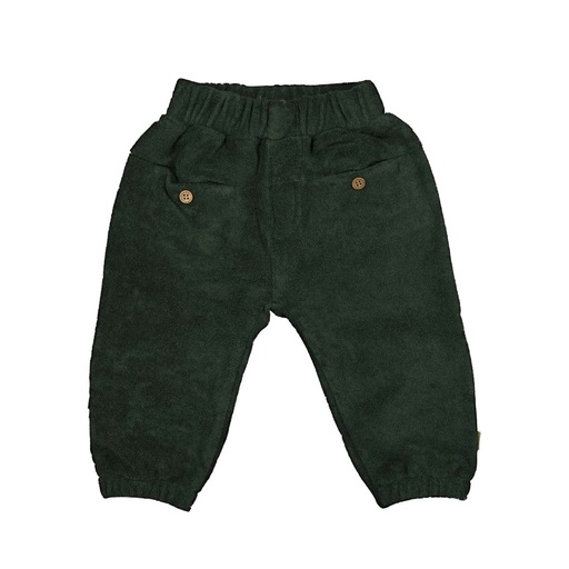 Bess | Broek Boys Towelling Green 