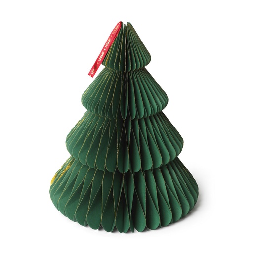 [560875] Legami | Hangfiguur Kerstboom Papier Vouwbaar 28x39cm