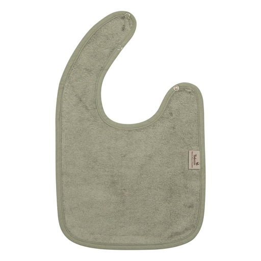 [560907] Timboo | Slabbetje Drukknopensluiting Bamboe Whisper Green Groen 26x38cm