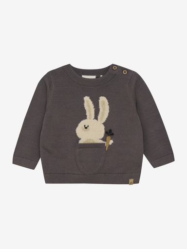 Minymo | Pull Boys Knit Dark Gull Grey