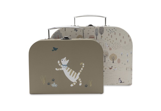 [561299] Jollein | Koffer Tiny Park Speelkoffer 2-pack