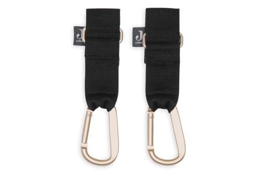 [561335] Jollein | Tassenhaak Stroller Hooks Zwart 2-pack