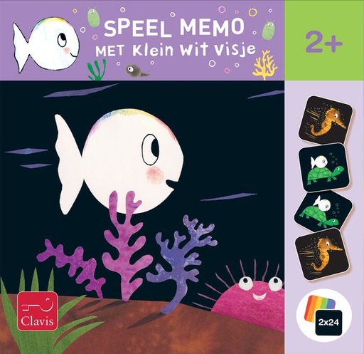 [561409] Clavis | domino spel | klein wit visje is geboren