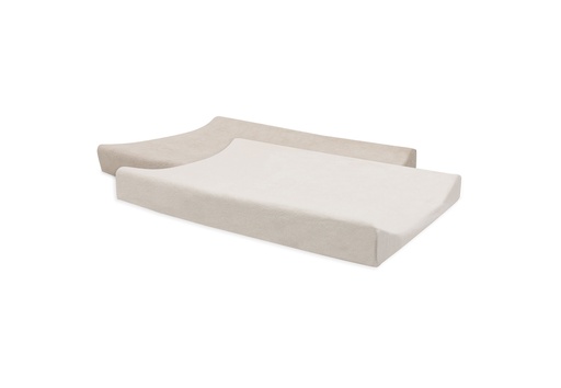 [561435] Jollein | Waskussenhoes Oatmeal/Sand Badstof 50x70cm 2-pack