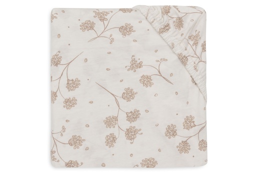 [561451] Jollein | Hoeslaken Leafy Dreams Jersey 70/75x140/150cm