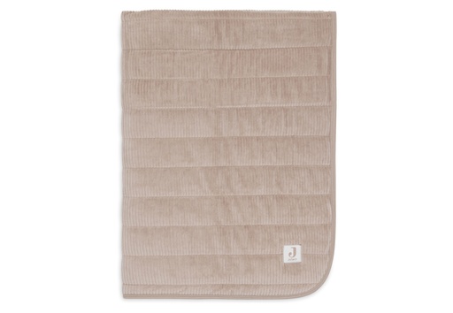 [561455] Jollein | Deken Wieg Velvet Rib Milky Coffee 75x100cm