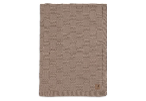 [561466] Jollein | Deken Ledikant Box Knit Milky Coffee 100x150cm