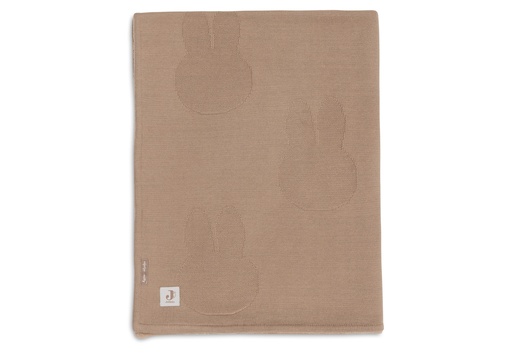 [561474] Jollein | Deken Wieg Miffy Biscuit/Velvet 75x100cm