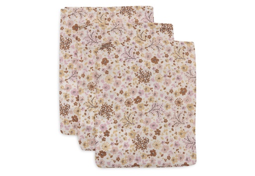 [561495] Jollein | Washandje Tetra Flower Fairies 15x20cm 3-pack