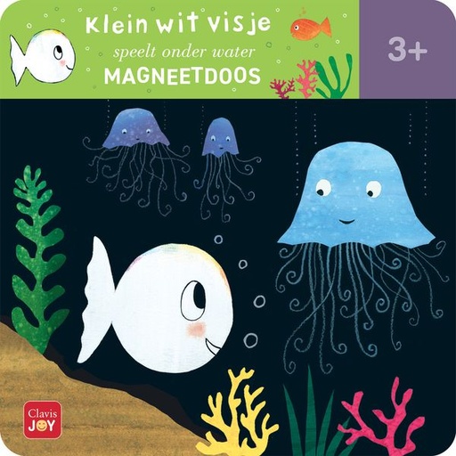 [561535] Clavis | magneetdoos spelen onder water - klein wit visje 
