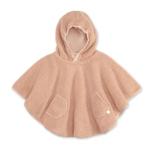[561628] Bemini | Poncho Softy Teddy Naturel Outside Reisponcho 9-36M