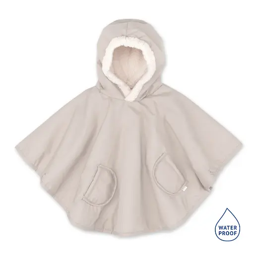 [561654] Bemini | Reisponcho Teddy Waterdicht Neutral 9-36M