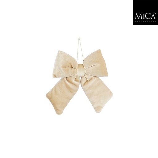 [561755] Mica | Hangfiguur Strik Creme 13x15x17cm
