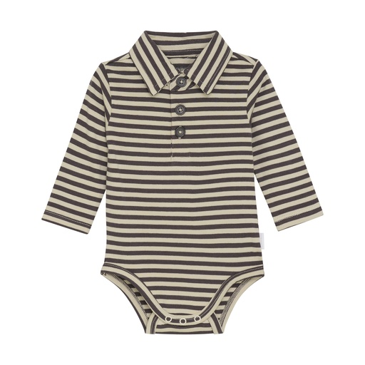 Noppies | Body Boys Spur Stripe Dark Grey
