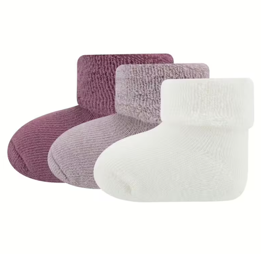 [563301] Ewers | Kousen Ringel Latte/Rosenrauch/Dusty Rose One-Size 3-pack