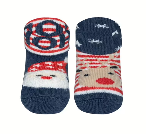 [563318] Ewers | Kousen Kerstman/Rendier Blauw One Size
