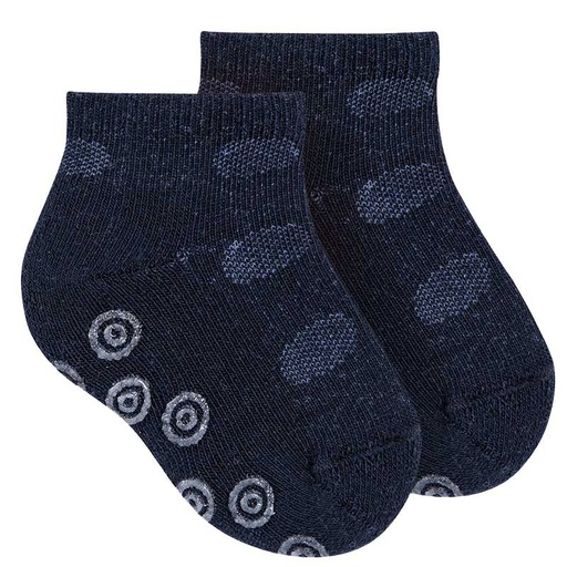 [563501] Condor | Kousen Antislip Enkelsok Navy Blue 6-12M
