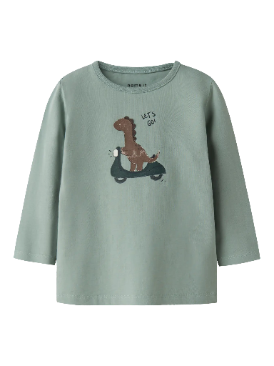 Name it | T-shirt Boys Nbmnuts Longsleeve Jadeite