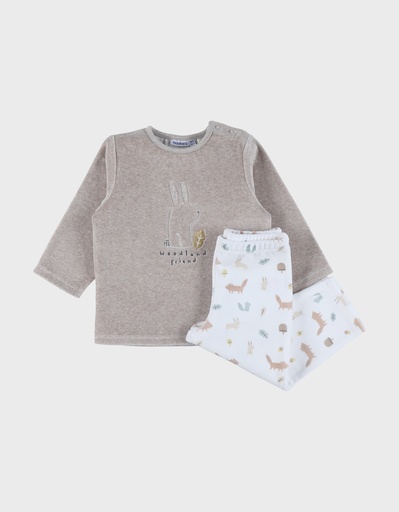 Noukies | Fancy Fox Velours 2-delig 2Y
