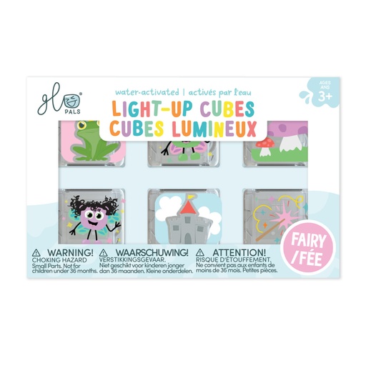 [564031] Badspeelgoed Light Up Cubes Fairy 6-pack