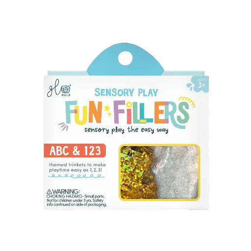 [564037] Glo Pals | Funfillers ABC123 vr Sensory Play Jar