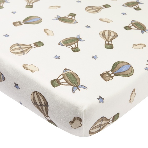 [564053] Meyco | Hoeslaken Air Balloons Jersey Rond Ø95cm
