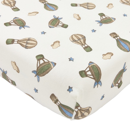 [564072] Meyco | Hoeslaken Air Balloons Jersey 40x80/90cm