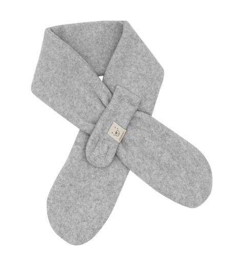 [564592] Maximo | Sjaal Streckschal Fleece Graumeliert