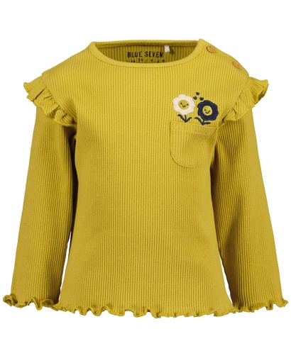 Blue Seven | T-shirt Girls Longsleeve Yellow