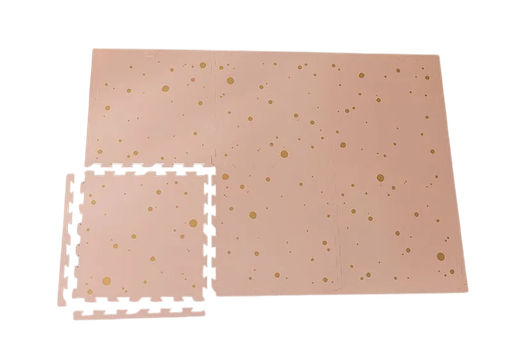 [564777] Nido Nido | Puzzelmat Stylisch Pink and Gold Confetti 6-Pack