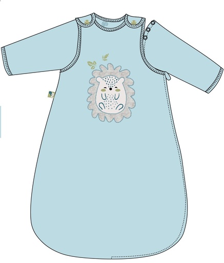 Picco Bello | Slaapzak Hedgehog Egel Blue