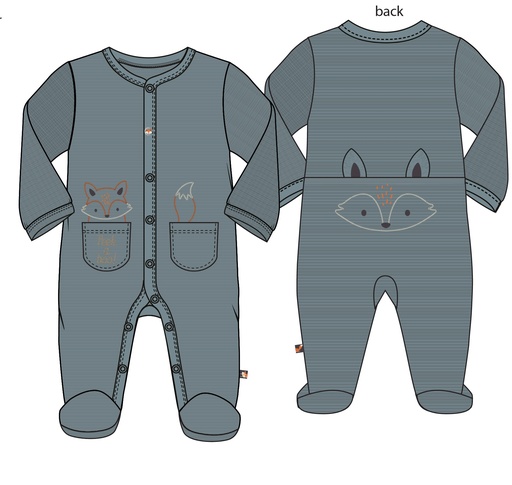Picco Mini | Pyjama Fox & Bear Lead 