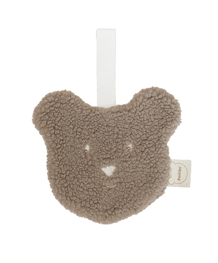 [565167] Pericles | Fopspeendoekje Bear Chocolate Bruin