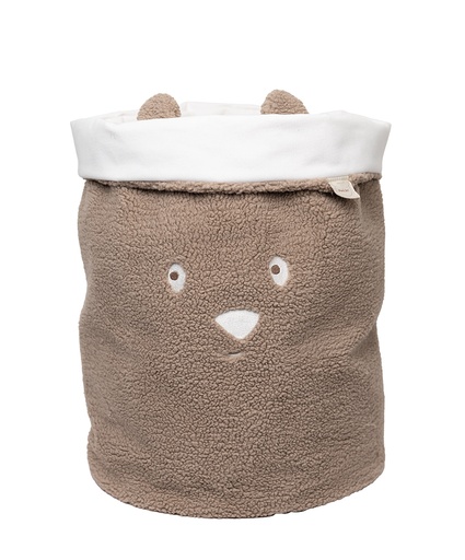 [565182] Pericles | Opbergmand Storage Bag Bear Large Chocolate