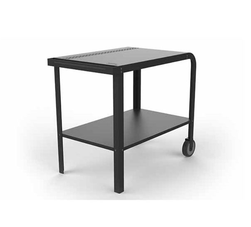 [565257] Ziipa | Bijzettafel Antraciet 87x50,8x73,2cm
