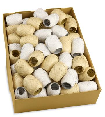 [565263] Eurostyle | Lint Poly Glitter Goud/Zilver 5mm x 10m Ass