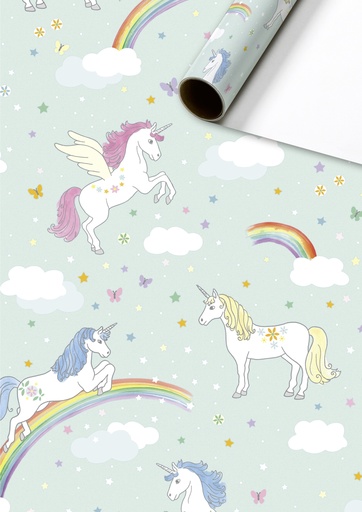 [565336] Stewo | Geschenkpapier Rol Melody Blauw 70x200cm