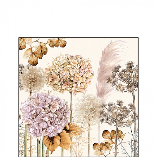 [565502] Ambiente | Servetten Dried Flowers 3-laags 100%FSC 25x25cm 20-pack
