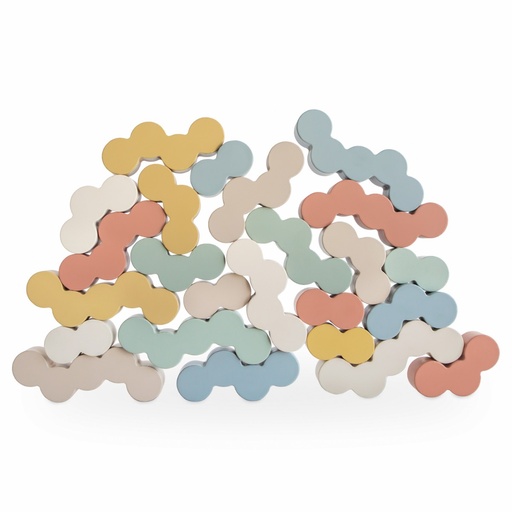 [565573] Mushie | Educatief Speelgoed Wooden Balance Blocks