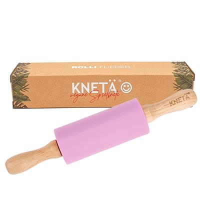 [565632] Kneta | Roller Silicone/Hout Lila Ø 4 x 22,5cm