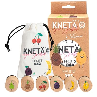 [565636] Kneta | Knutselpakket Stempelset Fruit Ø3cm 6-pack