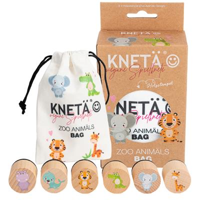 [565637] Kneta | Knutselpakket Stempelset Zoodieren Ø3cm 6-pack