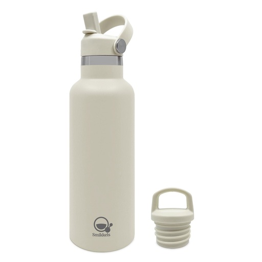 [565696] Smikkels | RVS Thermos Drinkfles 500ml Wit 
