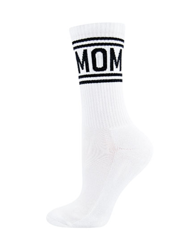 Ewers | Kousen MOM Tennissokken Wit/Zwart