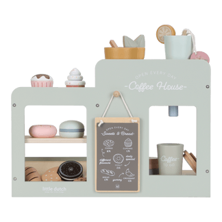 [566003] Little Dutch | Keukengerei Koffiehoek Hout +36m